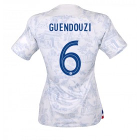 Damen Fußballbekleidung Frankreich Matteo Guendouzi #6 Auswärtstrikot WM 2022 Kurzarm